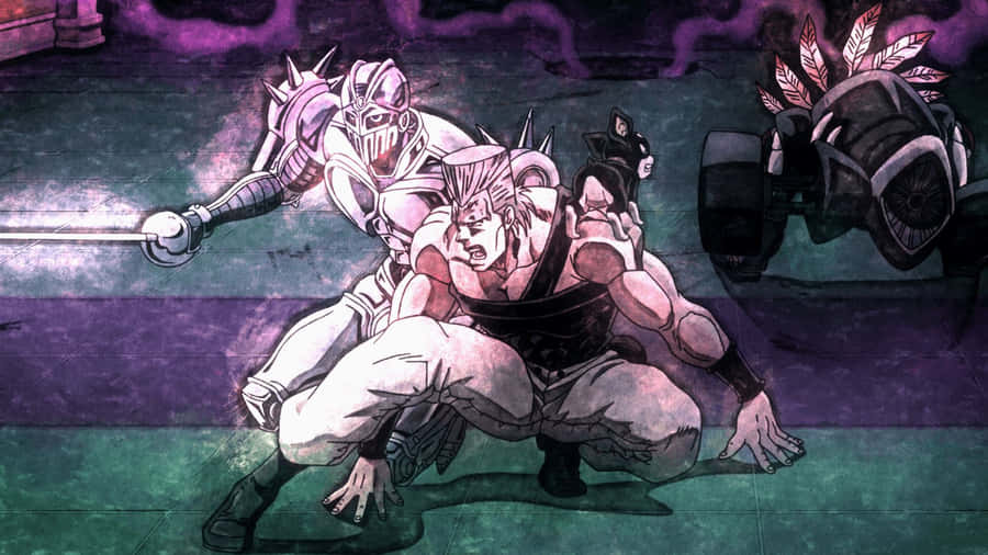 Jean Pierre Polnareff - Powerful Stance Wallpaper