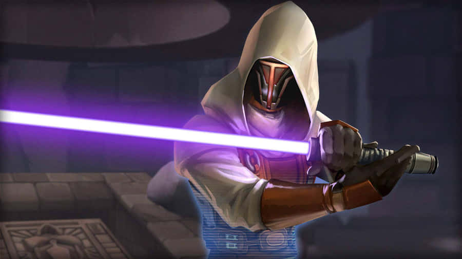 Jedi Knight Ready To Face Any Challenge Wallpaper