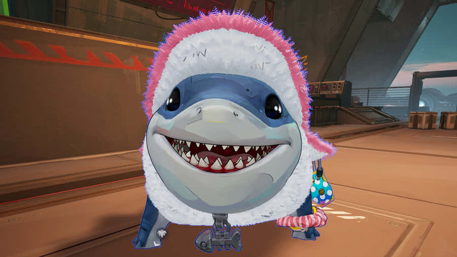 Jeff The Land Shark Cute Costume Wallpaper