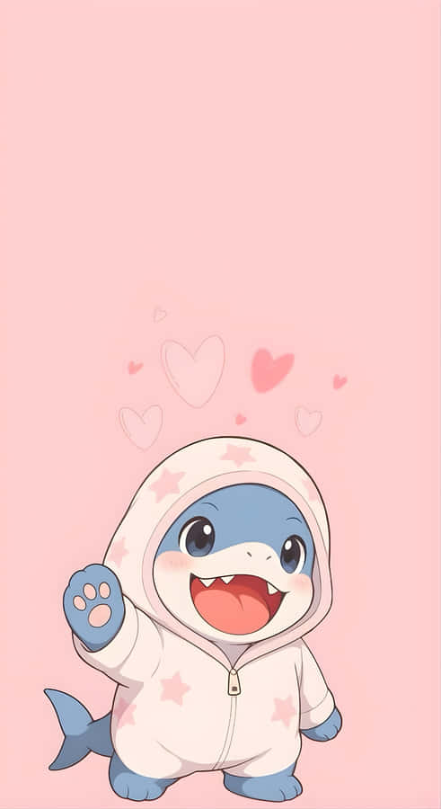 Jeff The Land Shark Cute Hoodie Wallpaper