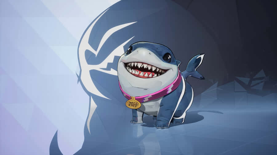 Jeff The Land Shark Cute Pose Wallpaper