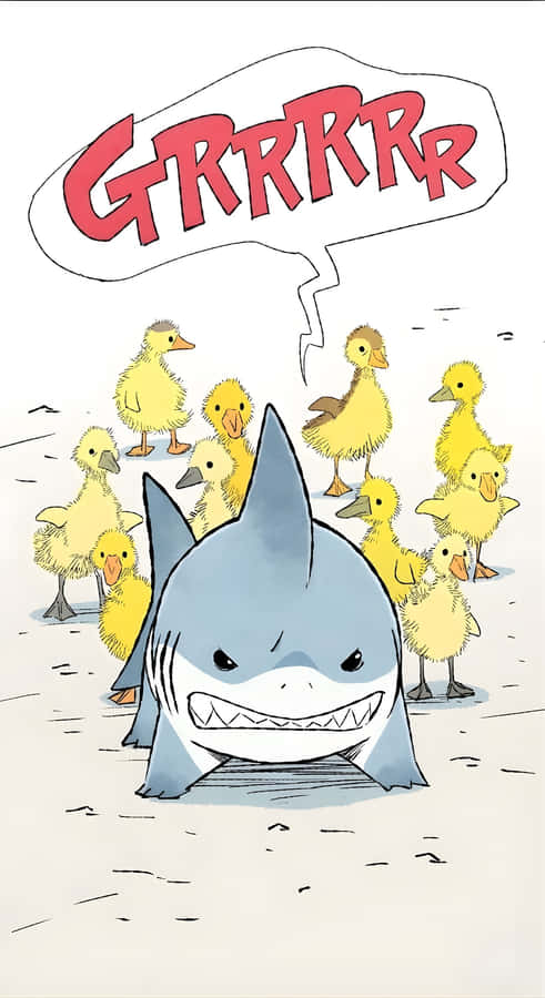 Jeff The Land Shark Roars Wallpaper