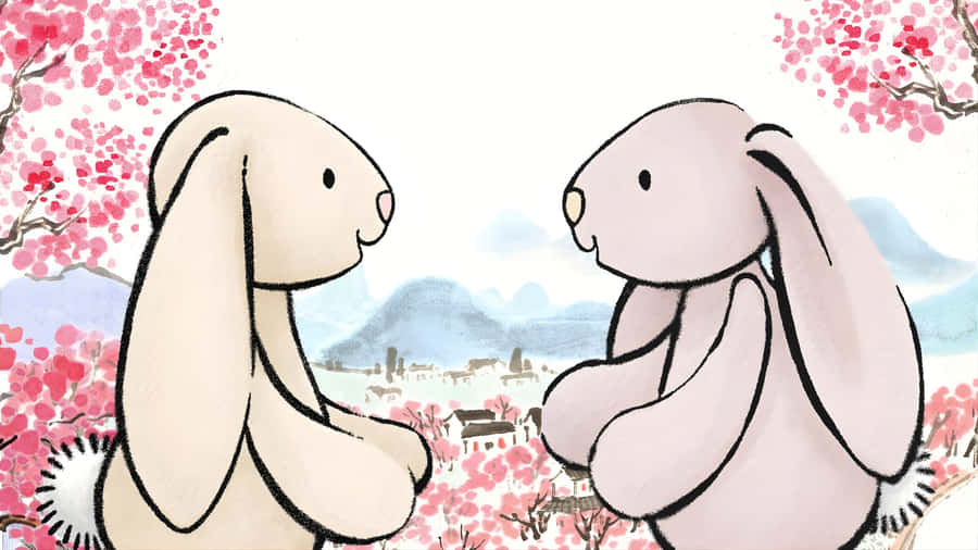 Jellycat Bashful Bunny Pair Wallpaper
