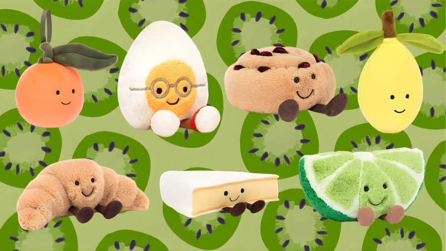 Jellycat Fruit Plush Collection Wallpaper