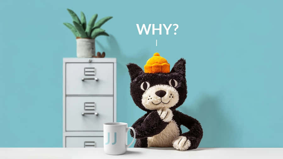 Jellycat Plush Cat Toy Wallpaper