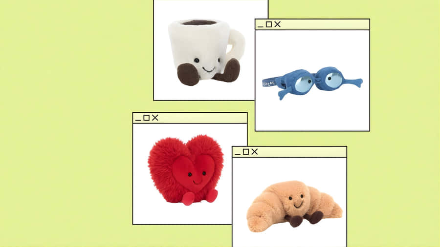 Jellycat Plush Toy Collection Wallpaper