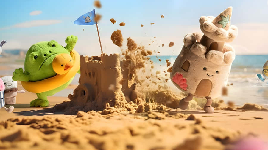 Jellycat Plush Toys Beach Fun Wallpaper