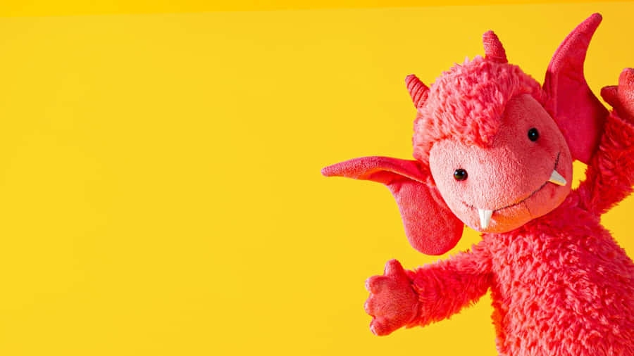 Jellycat Red Dragon Plush Wallpaper