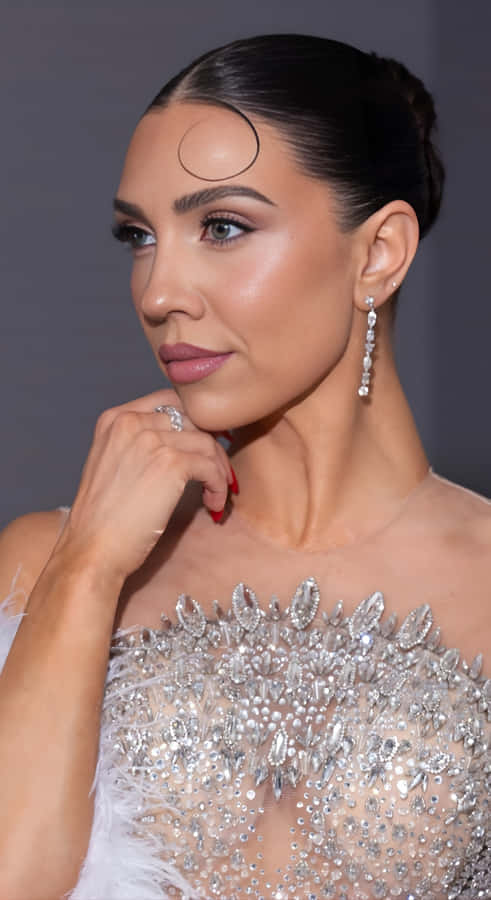 Jenna Johnson Elegant Portrait Wallpaper