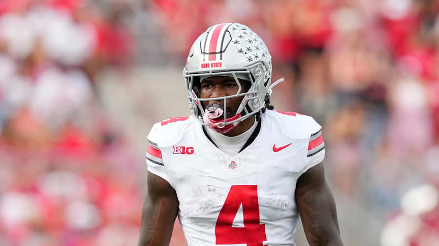 Jeremiah Smith Football Action Wallpaper