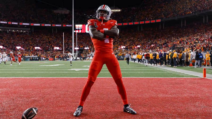 Jeremiah Smith Football Celebration Wallpaper