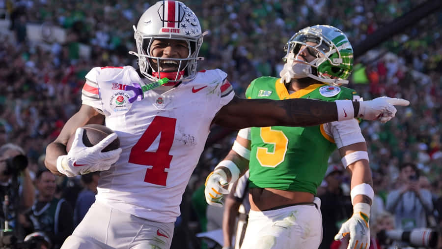 Jeremiah Smith Football Highlight Wallpaper