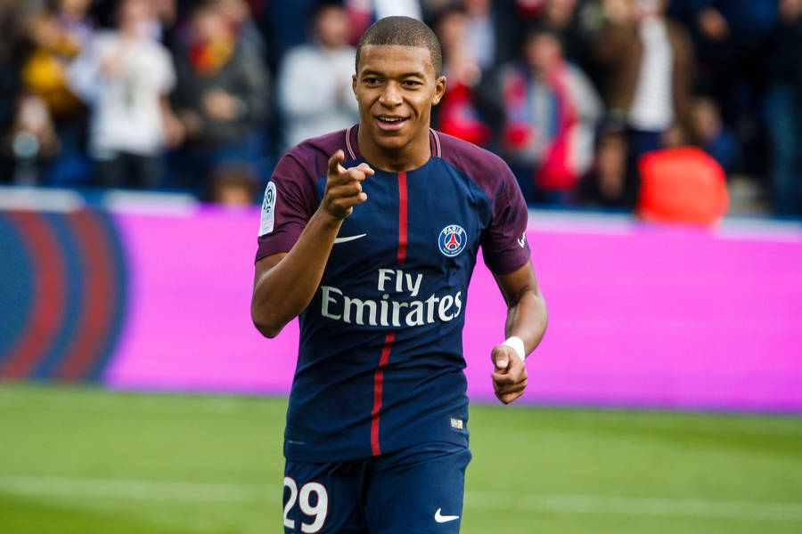 Jersey Number 29 Kylian Mbappe Wallpaper