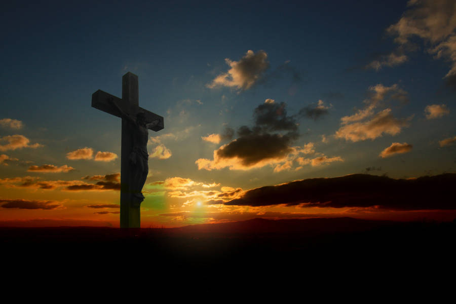 Jesus Christ Sunset Wallpaper