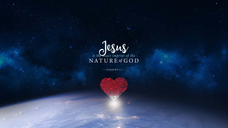 Jesus Is The Exact Imprint Of God Wallpaper