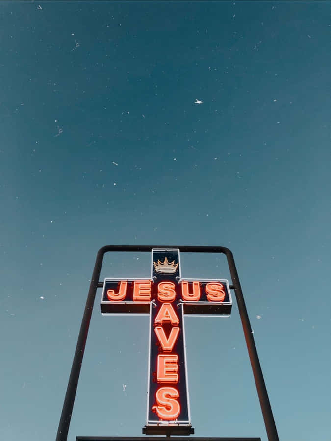 Jesus Saves Hope And Assurance Wallpaper