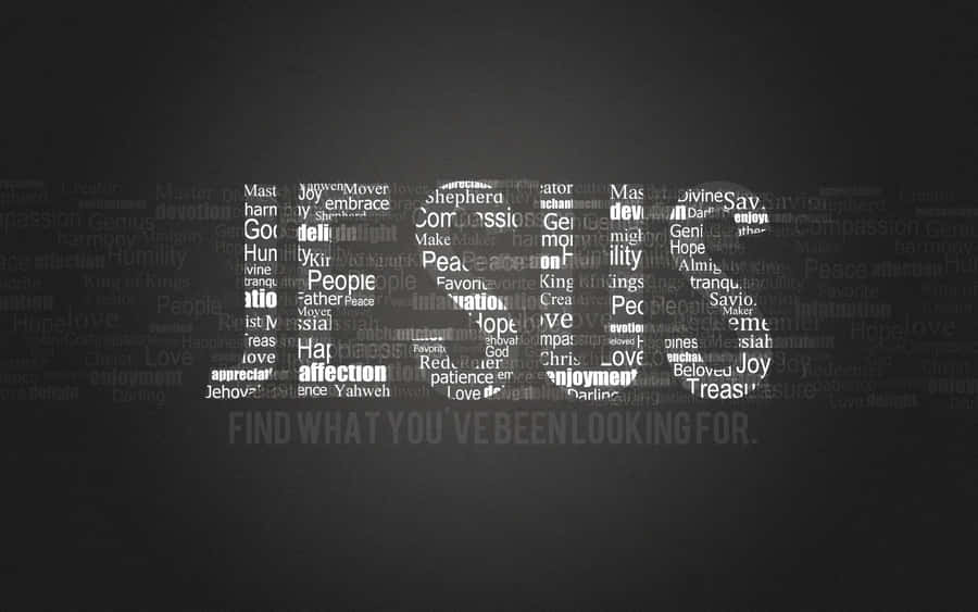 Jesus Text Background Wallpaper