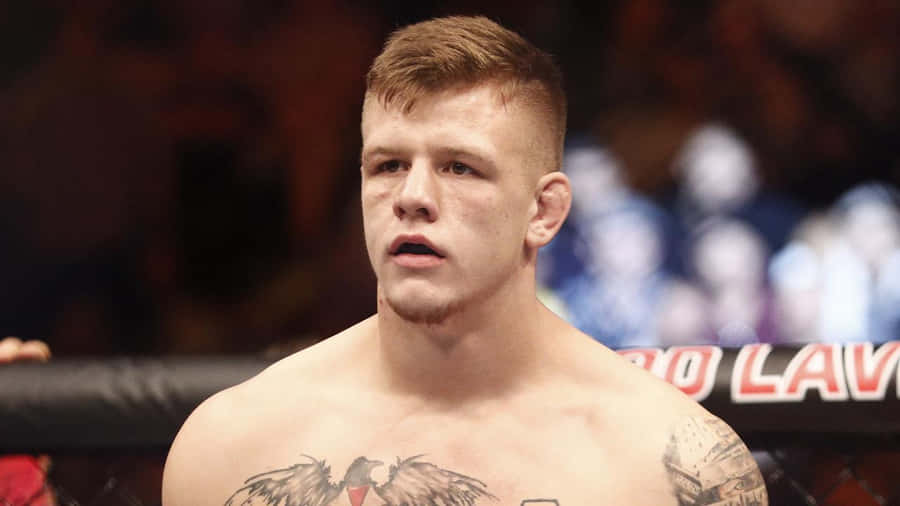 Jimmy Crute In The Ufc Ring Wallpaper