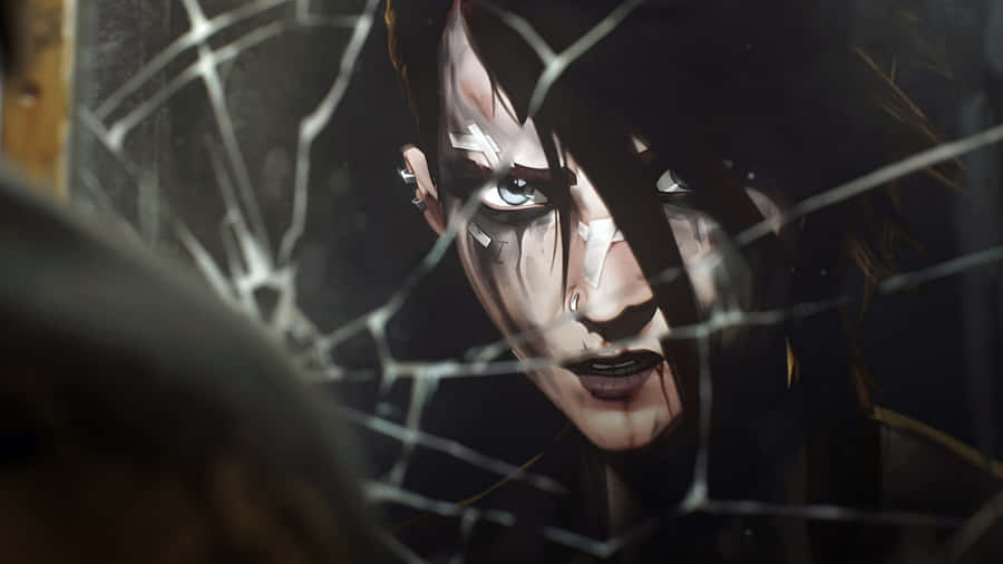 Jinx Reflection Arcane Season 2 Wallpaper