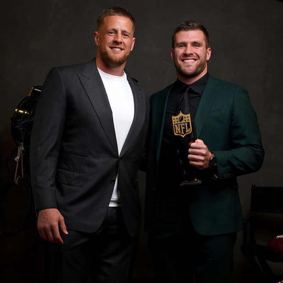 Jj Watt Is A Champion Of Championships Wallpaper