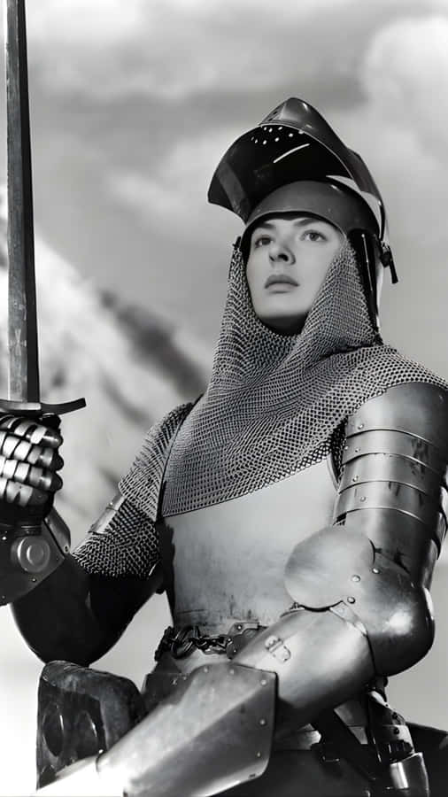 Joan Of Arc In Armor Wallpaper