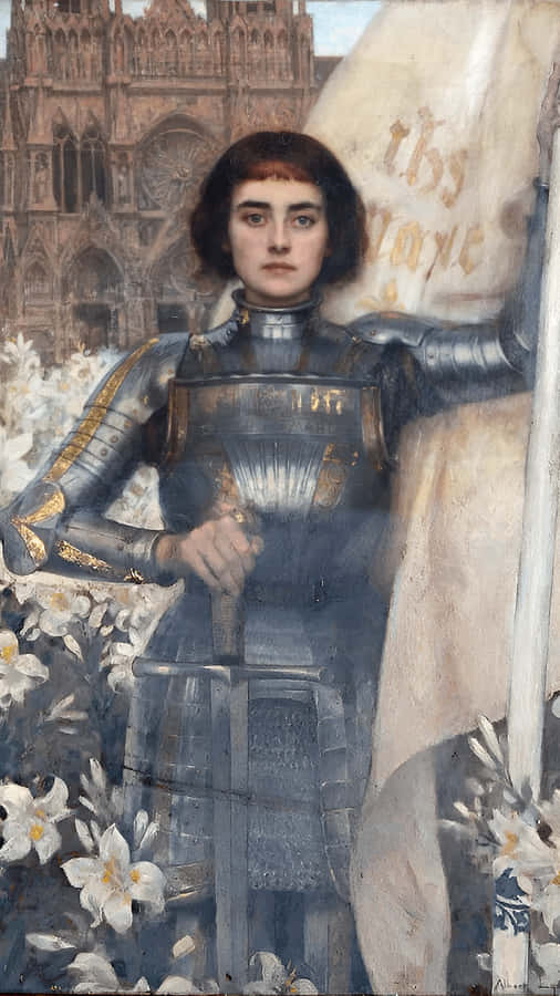 Joan Of Arc Portrait Wallpaper