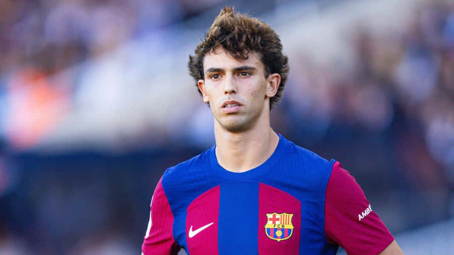 Joao Felix F C Barcelona Kit Wallpaper