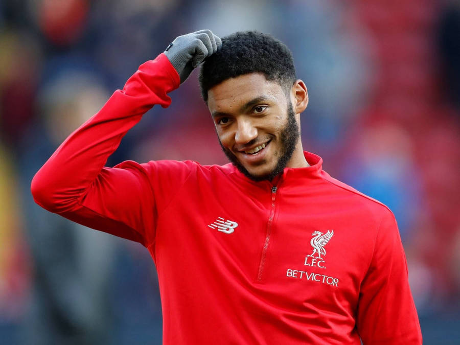 Joe Gomez Scratching His Head Wallpaper