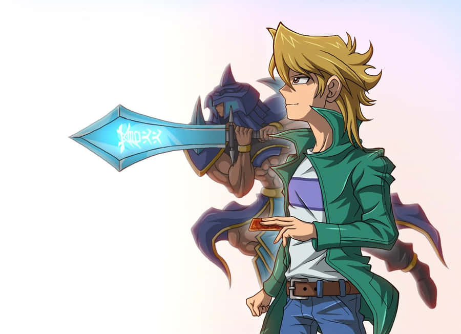 Joey Wheeler Striking A Confident Pose Wallpaper