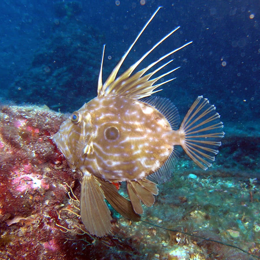 John Dory Fish Swimming Underwater.jpg Wallpaper