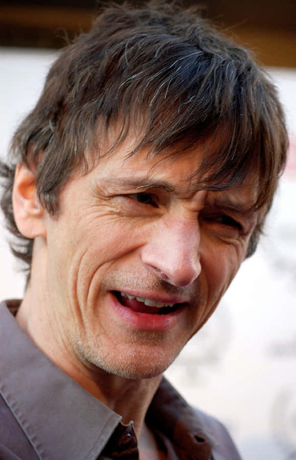 John Hawkes Posing In A Casual Photoshoot Wallpaper