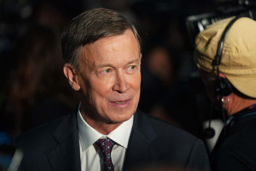 John Hickenlooper, Looking Confident And Positive Wallpaper