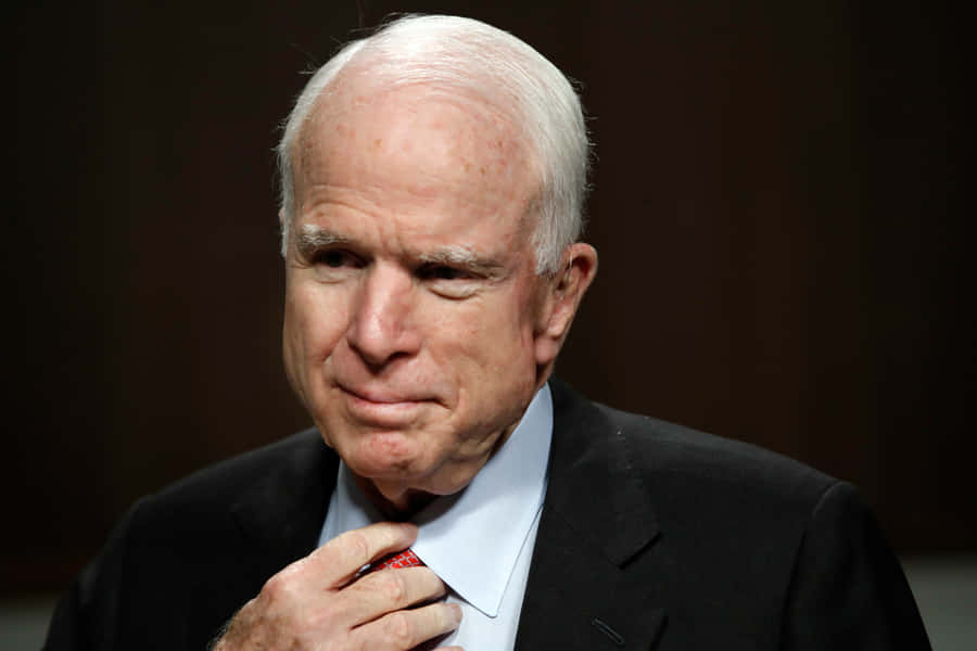 John Mc Cain Pensive Portrait Wallpaper