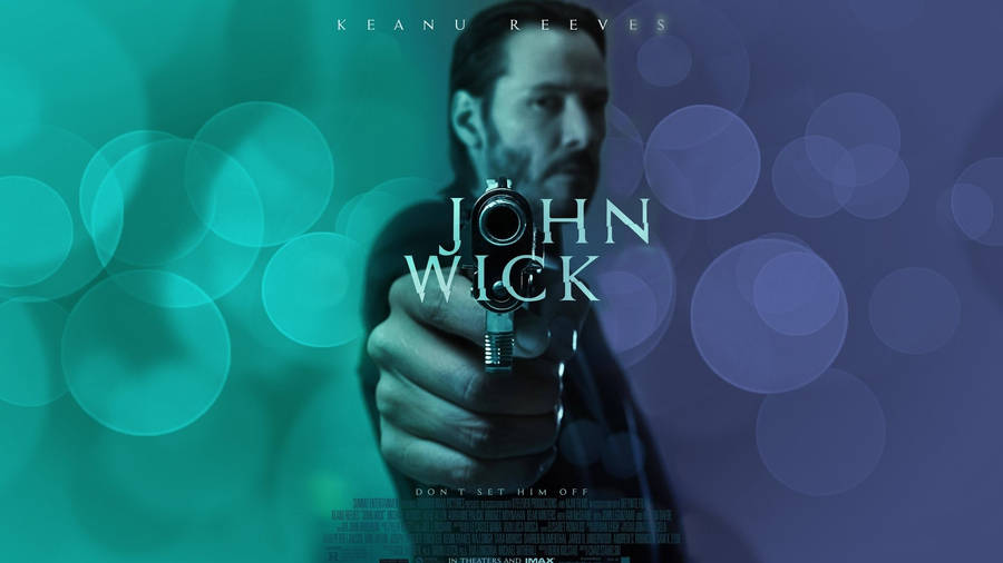 John Wick - Keanu Reeves In Action Wallpaper