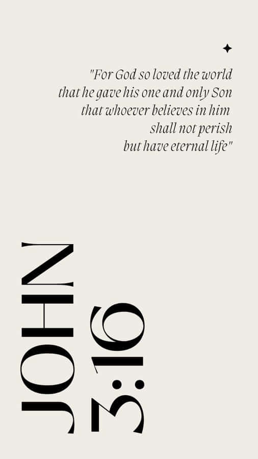 John316 Biblical Verse Wallpaper