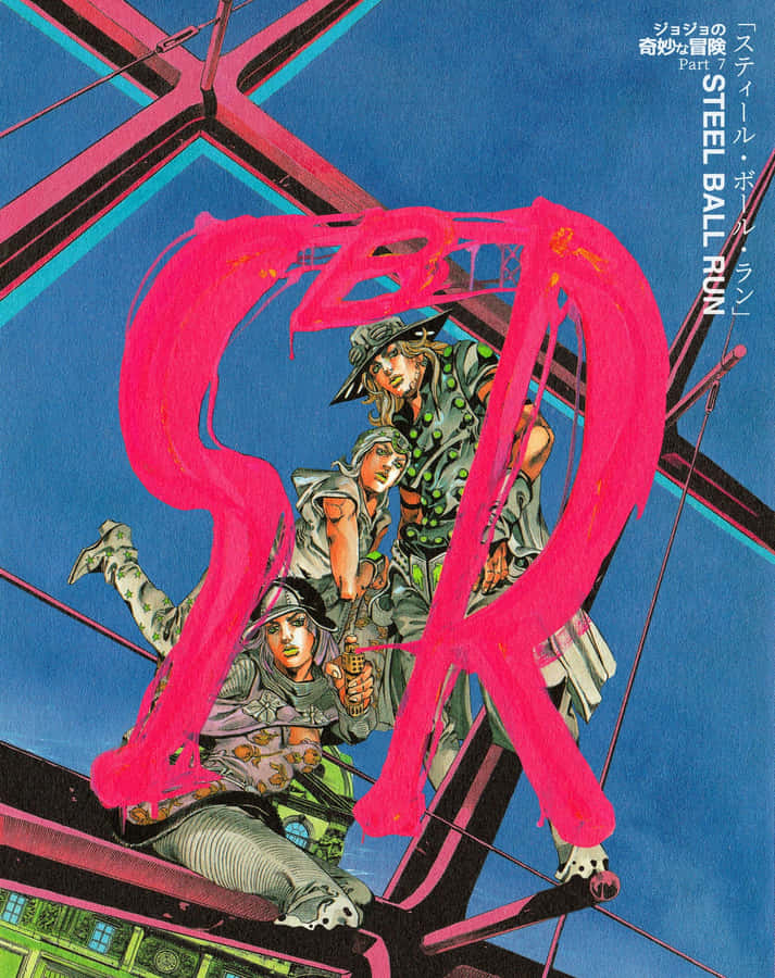 Johnny Joestar & Gyro Zeppeli Ready For The Steel Ball Run Race Wallpaper
