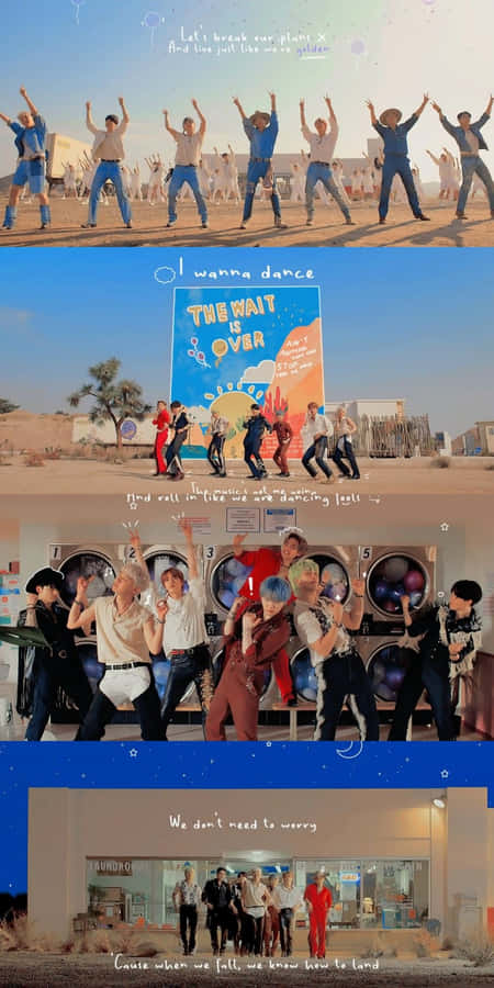 Join Bts On Their Permission To Dance Wallpaper