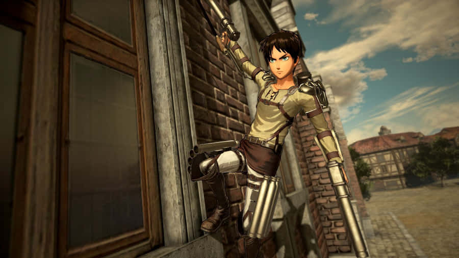 Join Eren Yeager In The Final Battle Of Attack On Titan 2 Wallpaper