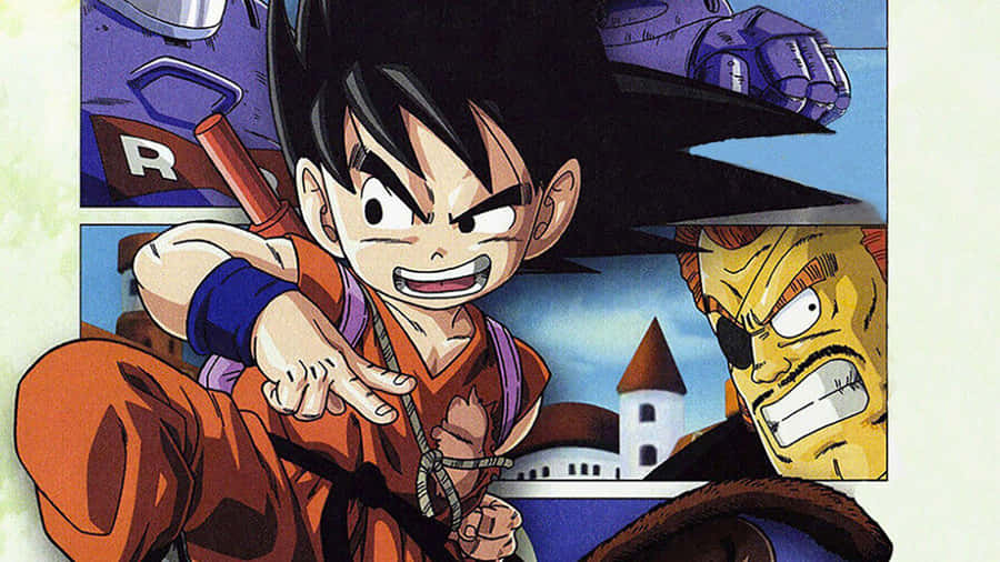 Join Red Ribbon Army And Fight For Justice Wallpaper