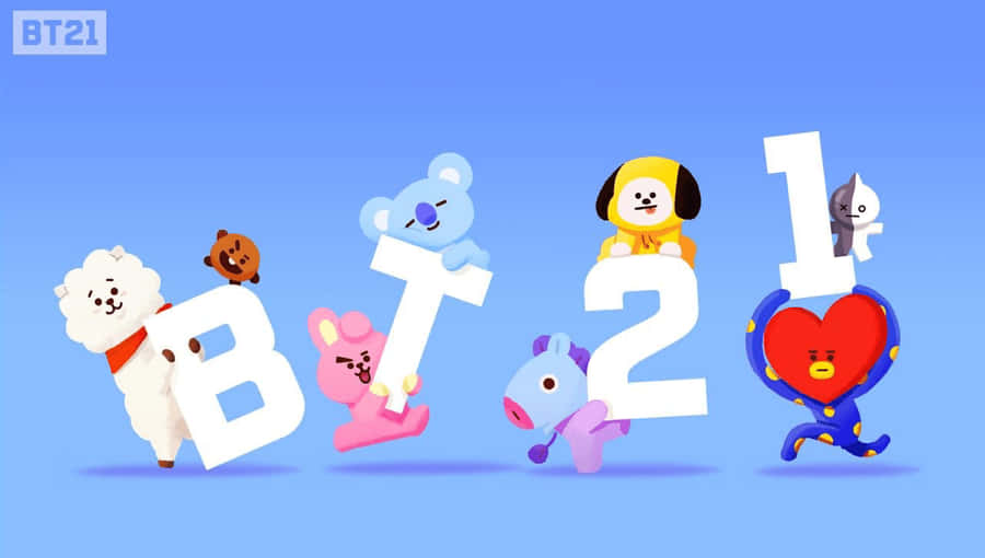 Join The Bts Army And Get Your Bt21 4k Wallpaper Now! Wallpaper