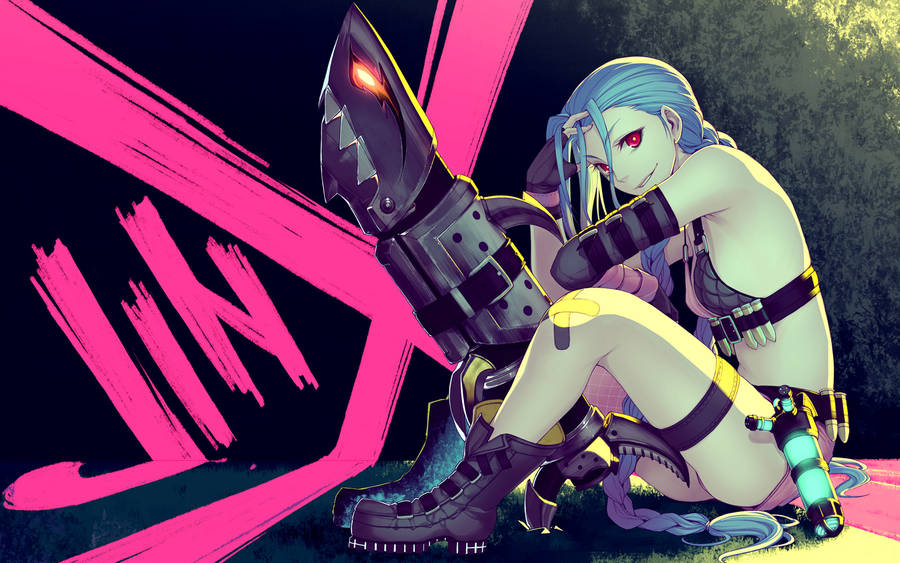 Join The Chaos - Jinx, League Of Legends Wallpaper