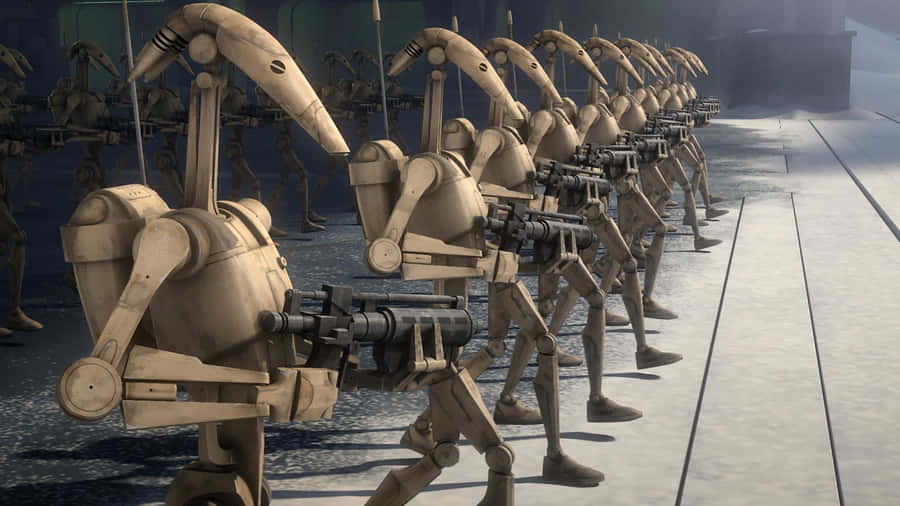 Join The Droid Army And Take Your Place Among The Stars Wallpaper