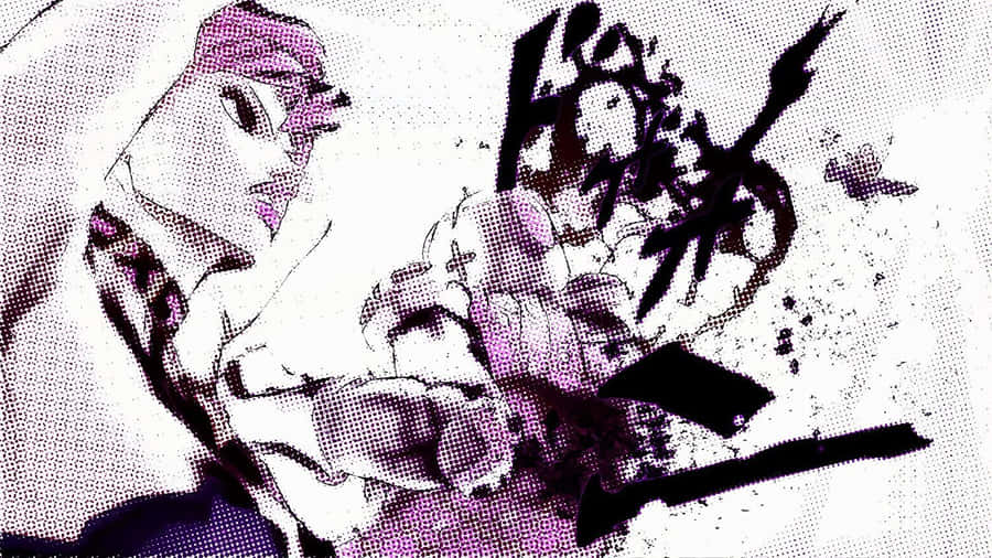 Jojo Bizarre Adventure Diavolo Stylized Artwork Wallpaper