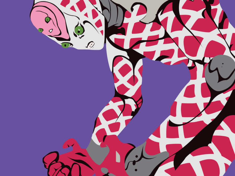 Jojo King Crimson - The Iconic Stand In All Its Glory Wallpaper