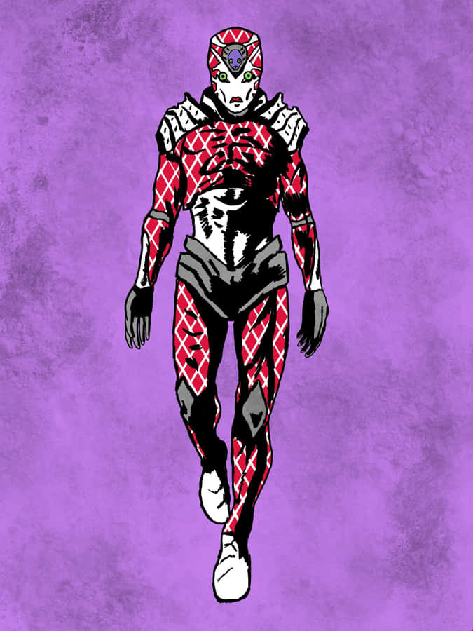 Jojo's Bizarre Adventure: King Crimson Showcases Its Power In A Captivating Artwork Wallpaper