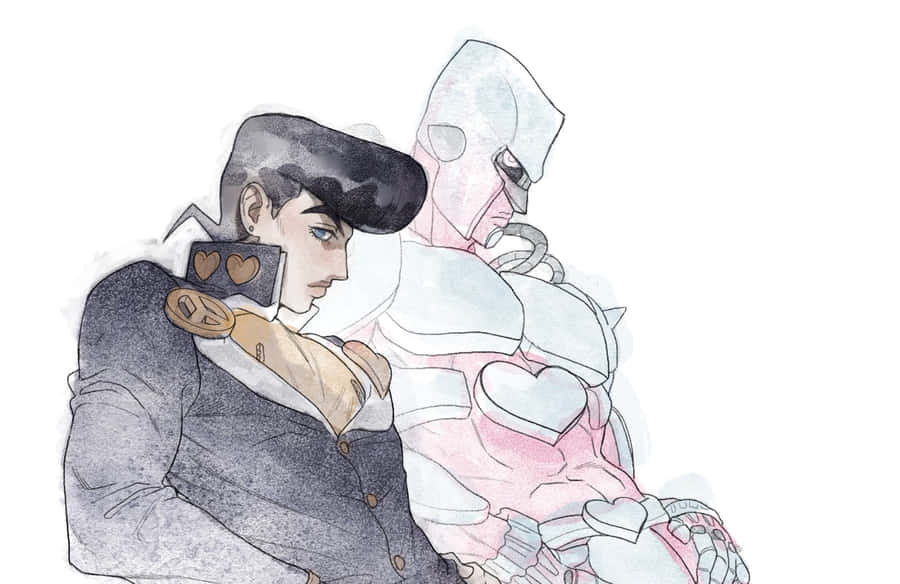 Jojoand Stand Illustration Wallpaper