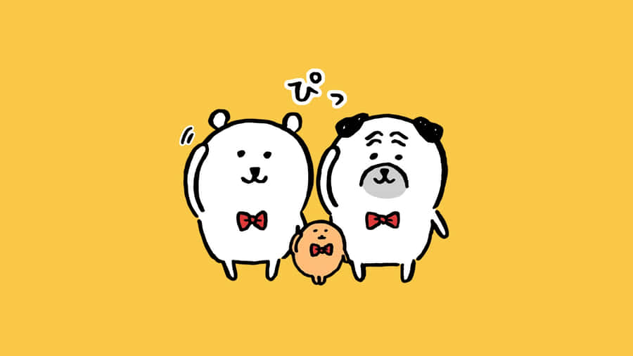 Joke Bear And Friends Wallpaper