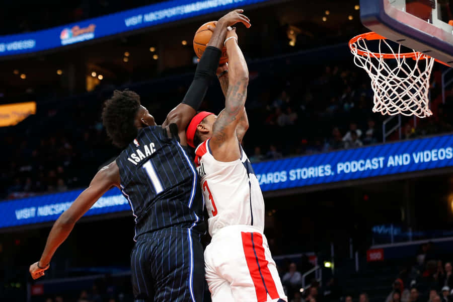 Jonathan Isaac With Detroit Pistons Wallpaper