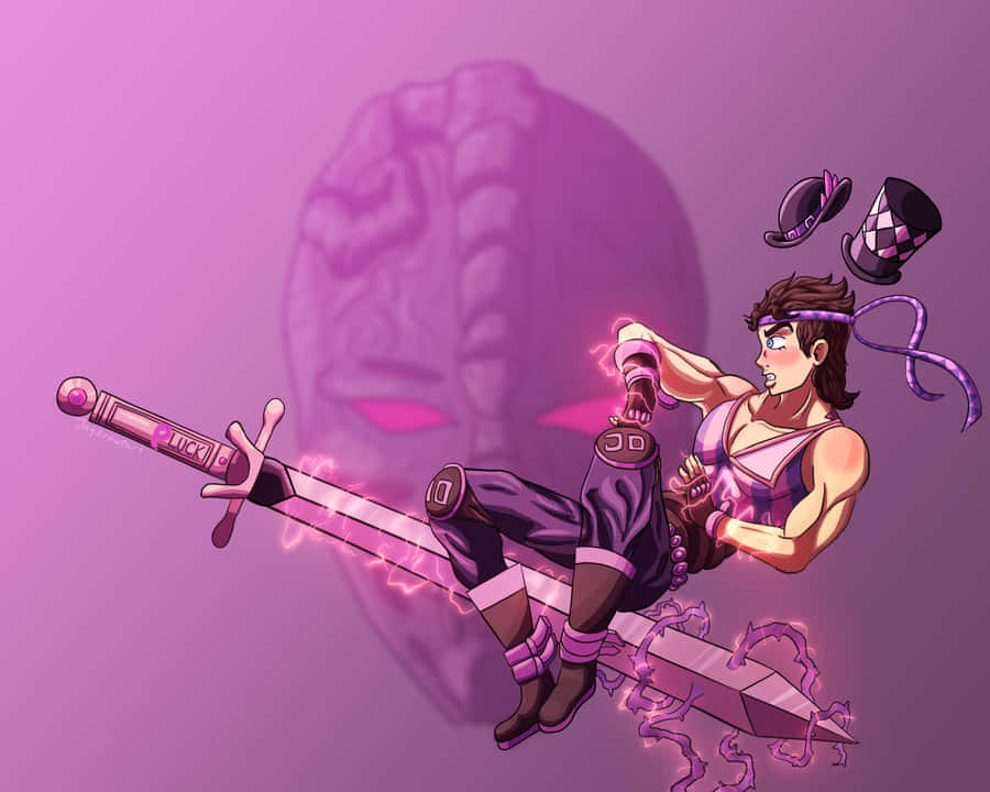 Jonathan Joestar Faces Off Against Dio Brando In Phantom Blood Wallpaper