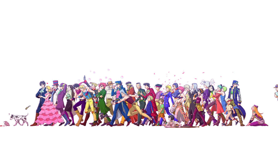 Joseph Joestar In Battle Tendency - Intense Combat Scene Wallpaper